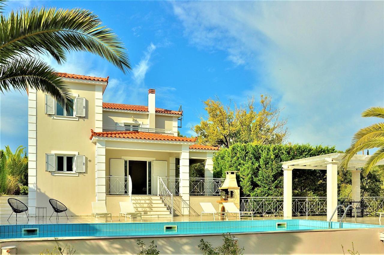Sea Wave Villa Kefaloniaprivatevillas Τραπεζάκι Εξωτερικό φωτογραφία