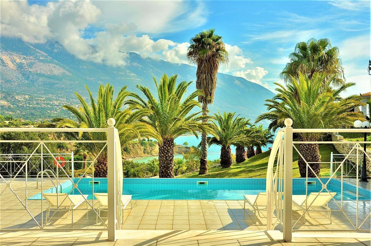 Sea Wave Villa Kefaloniaprivatevillas Τραπεζάκι Εξωτερικό φωτογραφία