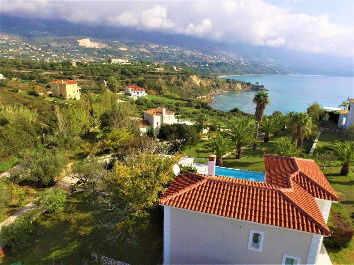 Sea Wave Villa Kefaloniaprivatevillas Τραπεζάκι Εξωτερικό φωτογραφία